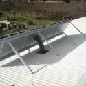 Solar ventilation and heating remove moisture