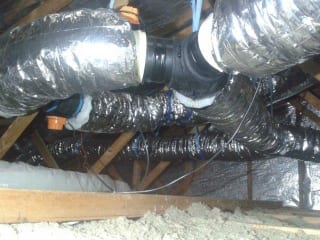 Ducting in roof space Aitken