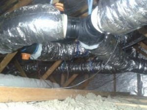 ducting in roof space